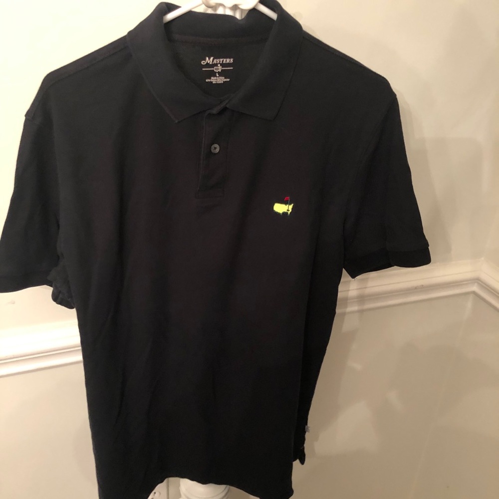 Masters Golf Polo size large dark black